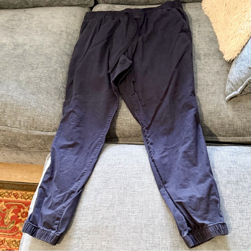 LAST CHANCE Men's GAP Navy Canvas Jogger Pants